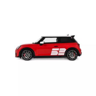 Mini Cooper JCW 1965 Victory Edition Chili Red 2026 OttO mobile 1:18 Resinemodell (Türen, Motorhaube... nicht zu öffnen!)